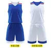 Traje de Baloncesto Americano de Doble Cara de Fábrica en stock Impresión Hombres y Mujeres Estudiante Adulto Venta al por Mayor Ropa Deportiva Traje de Baloncesto
