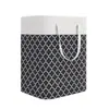 Bolsas de Almacenamiento de Tela para Amazon Transfronterizo, Cestas de Almacenamiento de Tela, Cestas de Lavandería Plegables, Ropa Sucia Rayada, Colchas de Algodón, Mudanzas