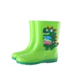 Botas de lluvia rosas antideslizantes para niñas, adecuadas para niños mayores, zapatos impermeables universales para estudiantes de primaria, botas de lluvia para todas las estaciones