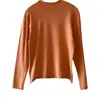 Camiseta Interior de Cuello Medio Alto para Mujer, Manga Larga, Primavera Otoño, Ropa Interior, Suéter Versátil, Delgado, Blanco, Holgado, Elegante, Top de Punto