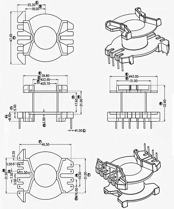 PQ5035立式4+6 正确图纸
