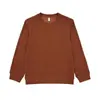 Sudadera de Waffle de Cuello Redondo de Cachemir Tencel de Alta Calidad de 320g para Hombre, Capa Base, Ropa Exterior, Manga Larga, Tallas Grandes