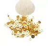 Cuentas Espaciadoras Gruesas de Cobre Chapado en Oro de 18 Quilates para Pulseras y Accesorios de Estrella y Luna Bodhi, Vajra, Cabeza de Mono y Semilla de Pasión