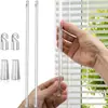 Acessórios para cortinas 60CM persianas venezianas transparentes hastes giratórias 2/4/6/8/10 hastes de cortina de terno