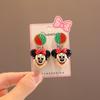 Clip para oreja para niños Nuevo estilo luminoso lindo caricatura agujero para la oreja Pendientes de princesa pendientes personalizados accesorios para pendientes de niña