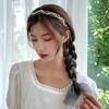 Diadema de moda 2026, estilo Chanel de alta gama, para mujer, diadema versátil con perlas