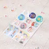 [Precio Especial Día del Niño] Pegatinas para Envolver Ramo de Flores con Forma de Dibujo para el Día del Niño, Materiales para Empaque de Flores Frescas de Floristería al por Mayor