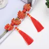 Estilo Retro Lazo Grande Borla Serpentina Accesorios para el Cabello Accesorios de la Antigua Dinastía Han Pasador Niñas Niños Tocados para Disfraz de Princesa