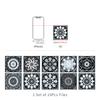 Adesivos de cozinha transfronteiriços, adesivos de azulejos com padrão de mandala, adesivos de azulejos autoadesivos impermeáveis à prova de óleo, adesivos de parede retrô