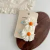 Grampo de Cabelo Flor Xadrez Geométrico BB Clip Menina Doce Han Feng Acessórios de Cabelo Frescos para Crianças Grampo para Franja Clipe Lateral para Mulheres