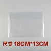 Bolsa transparente para documentos tipo ranura horizontal, bolsa para facturas/recibos tamaño A6 vertical troquelada personalizada, bolsa para documentos A5 con ranura