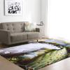 Alfombra para sala de estar de pavo real alfombra para dormitorio comedor suministro de ebay Amazon tamaño de patrón de pelo de una generación