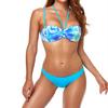Nuevo traje de baño de Amazon para mujer, bikini sexy estampado dividido, bikini europeo y americano.