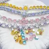 Cobre Chapado en Oro de 18 Quilates Circonita Accesorios para Joyería DIY Collar Pulsera Hecho a Mano Conector Cierre Multiusos de Circonita