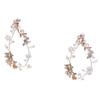 D2285 o hermoso tocado de novia hecho a mano, diadema, aretes de dos piezas, venta al por mayor de fábrica, diseño original, joyería para boda