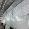 Rejilla de ventilación ignífuga ajustable, ventilación de aire con lamas a prueba de lluvia eléctrica y manual, rejilla de aleación de aluminio de doble capa