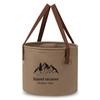 Balde Dobrável para Exterior Viagem Camping Piquenique Multifuncional Portátil Balde de Pesca Balde para Banho de Pés Balde de Água Portátil
