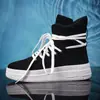 Zapatos de Hombre para Otoño e Invierno Estilo Europeo con Cordones Botas Martin Botas de Trabajo Estilo Británico de Caña Alta Casuales con Suela Gruesa