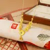 Colar de Moeda de Cobre Gelo Quebrado Gelo Feminino Novo Design de Franja Chinoiserie Contas de Transferência Nicho Elegante Versátil Corrente de Clavícula de Ponta