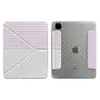 Pegatina Lateral de Rayas con Puntos Morados para Funda Protectora de Tableta iPad 10ª/11ª Generación Air 6/7/8 Desmontable Pro