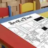 Póster para colorear de compra directa transfronteriza, libro para colorear con temática de escena de nieve invernal, libro de dibujo para niños, álbum de colorear de exploración divertida