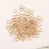 Acessórios para joias DIY anéis abertos, argolas de conexão de metal, argolas C, argolas simples, materiais artesanais para pulseiras, colares e pingentes