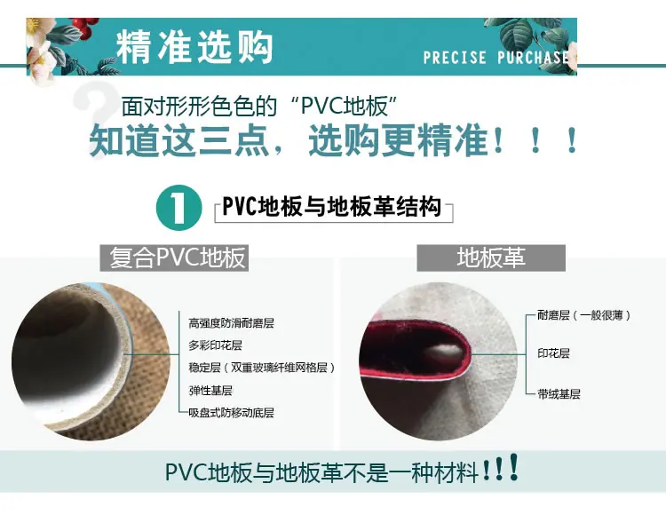 地板革和PVC的区别