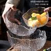 Estilo japonês Phnom Penh martelado vidro transparente Salah Bowl Legumes e Frutas Bowl criativo estilo nórdico prato de frutas vermelhas
