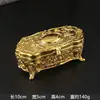 Soporte de estilo europeo, moderno y creativo, para bastoncillos de algodón, artículos para hotel y hogar, almacenamiento de joyas con cuentas doradas y blancas, cuentas para collares transfronterizas