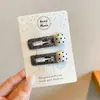 Pinzas para el Cabello Bordadas con Flores para Niñas Nuevas de Alta Gama Pinzas BB para Flequillo Lateral para Niñas y Bebés Lindos Accesorios para el Cabello