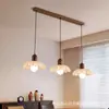 Lámpara de mesita de noche tipo canción medieval con un toque de alta gama, adecuada para casa de huéspedes, bar y tienda, Lámpara de araña acrílica con pan de oro Wabi-Sabi