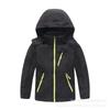 Chaqueta Softshell para Niños para Exteriores Cálida con Forro Polar Cortaviento Impermeable Pequeña, Mediana y Grande Chaqueta Softshell para Niños