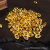 Lingote de vidrio, lingote de oro, cristal artificial amarillo, decoración de cristal, adornos de escritorio para sala de estar, tarro de arroz, decoración de cornucopia