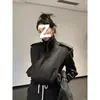 Chaqueta Corta Trendy Retro Americana para Mujer, Nuevo Estilo Primavera e Invierno 2026, Chaqueta Top Casual Moda Petite Ajustada