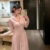 Vestido de protección solar de cuerpo entero súper chic para mujer, que ciñe la cintura, estilo nuevo 2026, resistente a los rayos UV, fresco y sencillo, vestido de seda helada