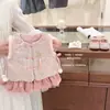 ¡Xian Ning Qi Original! Conjunto Hanfu para Niñas, Chaleco Nuevo de Invierno Estilo Chino para Niños, Atuendo de Año Nuevo Chino para Bebés