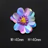 Pegatinas de Flor de Lentejuelas y Cuentas Hechas a Mano Color Florales tamaño pequeño Accesorios de Ropa DIY Zapatos Bolsa Parches Decorativos Cosidos a Mano