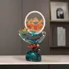 Novos Enfeites de Pintura de Areia Movediça Estilo Chinês Time-Lapse Atacado Ampulheta de Luxo Leve Decorações para Sala de Estar Escritório Presentes de Inauguração