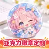 Cartões transparentes de acrílico de anime de desenho animado, mercadorias feitas sob medida, cartões de fotos com suporte autoimprimíveis em PVC, cartões comemorativos de impressão de fotos, ins