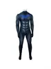 Disfraz de Halloween DC Titans Nightwing Disfraz Cosplay Body con Estampado Muscular Disfraz de Halloween para Role-Playing