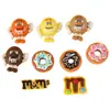Muñeco de Donut de Dibujos Animados M&M Forma de M Resina Decoración para Zapatos DIY Materiales Hechos a Mano Accesorios Pegamento de Crema