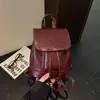 Comercio Exterior Transfronterizo Moda Estudiante Universitario Clase 2026 PU Estilo Nuevo Salida Viaje Sencillo Doble Hombro Pequeña Mochila Bolso Mujer