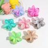 Estilo Coreano Más Vendido Moda Pequeño Fresco Dulce Elegante Pinza de Flor Sizzy Viajero Combinable Medio Clip para Cabello Accesorios para el Cabello