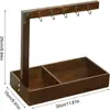 Prateleira de Armazenamento de Mesa Retrô, Bandeja de Armazenamento de Chaves, Prateleira de Exibição de Armazenamento de Joias para Toucador, Cor e Tamanho Podem Ser Alterados