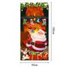 Camino de mesa de lino con diseño de dibujos animados de Papá Noel, Mantel para mesa de centro, Mantel decorativo para mesa de comedor, Venta al por mayor para mesa de sala de estar en Navidad