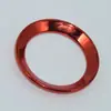 Anillo decorativo de plástico cromado plástico ABS recubrimiento de color UV al vacío tratamiento superficial accesorios de galvanoplastia