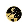 Broche de Joyería Explosiones Transfronterizas Broche Europeo y Americano Retro Luna Estrella Daga Aleación Broche Gota Esmalte al Óleo Broche