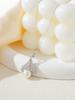 Prata esterlina sS925 Pérola Zircão Linha de Amor Clavícula Corrente Luz Luxo Estilo Francês Colar para Mulheres para Namorada