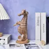 Artesanía de estilo nórdico transfronteriza de pelícano, gaviota, caballito de mar, decoración de entrada, sala de estar, artículos para el hogar, estantería, adornos de escritorio