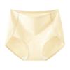 Ropa interior sin costuras de algodón puro de tiro alto, nuevo estilo 2025, para mujer, entrepierna sin costuras, transpirable, antibacteriana, control de abdomen, levanta glúteos, bragas con entrepierna extendida